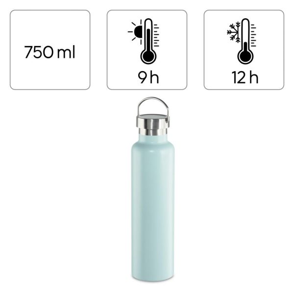Бутилка за течности Xavax To Go, 750 ml,неръждаема стомана, двойна изолация, винтова капачка 14