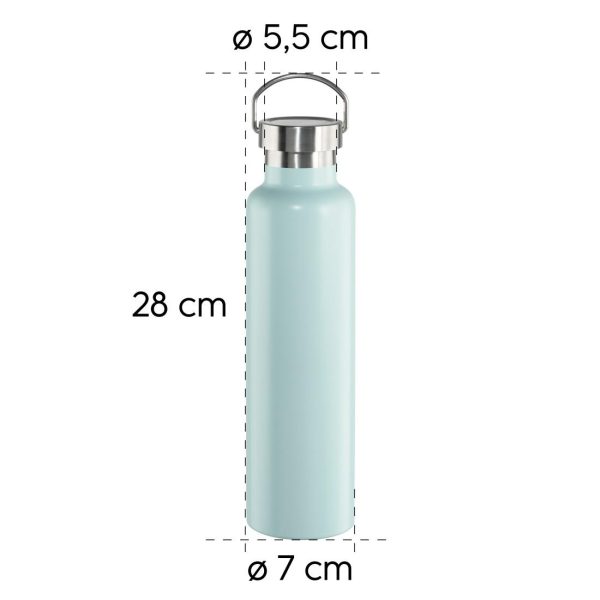 Бутилка за течности Xavax To Go, 750 ml,неръждаема стомана, двойна изолация, винтова капачка 15