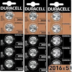Бутонна батерия DURACELL CR2032, 3V, 5 бр. в блистер, Литиева, /цена за 1 батерия/ 1