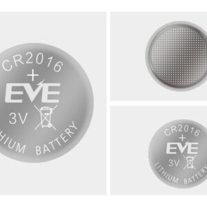 Бутонна батерия литиева CR 2016 1pc  bulk 3V  EVE BATTERY 1