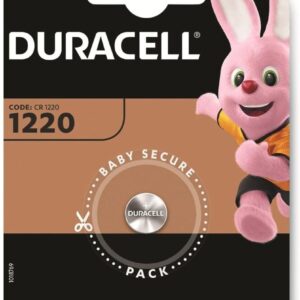 Бутонна батерия литиева DURACELL  CR1220 3V 1PK блистер 1