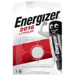 Бутонна батерия литиева ENERGIZER CR2016, 3V, 1 бр. в блистер 1