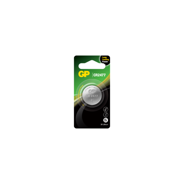 Бутонна батерия литиева GP BATTERIES CR-2477, 3V 1