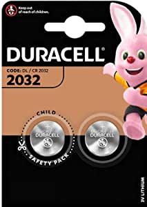Бутонна батерия литиева GP CR2032 3V 2 бр. в блистер DURACELL 1