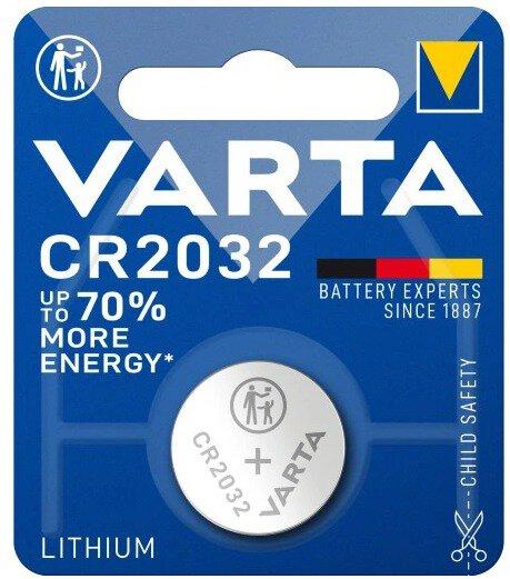 Бутонна батерия литиева VARTA CR2032 3V 1 бр. в блистер 1