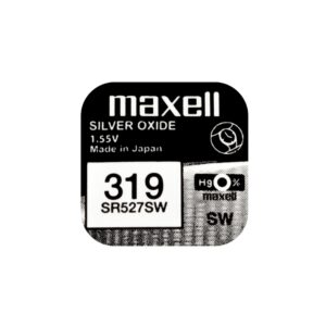 Бутонна батерия сребърна MAXELL SR527 SW 1.55V /319/ 1.55V 1