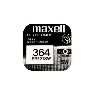 Бутонна батерия сребърна MAXELL SR621SW /364/AG1/ 1