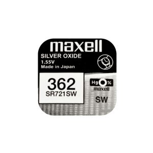 Бутонна батерия сребърна MAXELL SR721 SW  AG11/362/ 1.55V 1