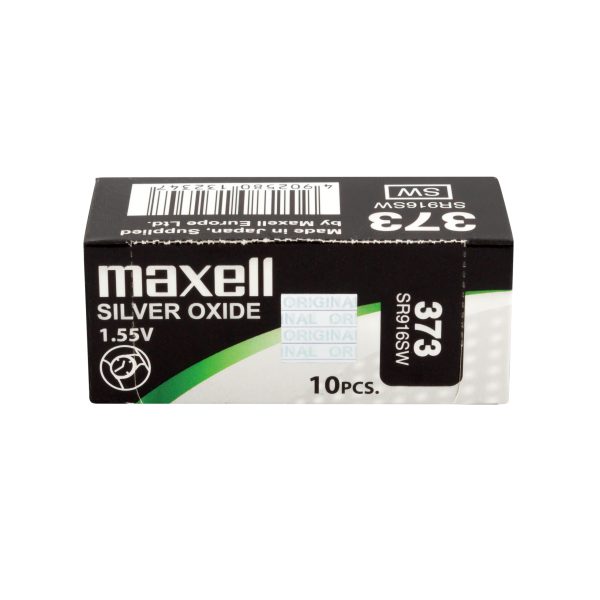 Бутонна батерия сребърна MAXELL SR916 SW /373/1.55V 2