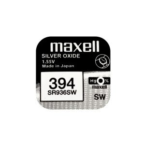 Бутонна батерия сребърна MAXELL SR936 SW /AG9/, 394 1.55V 1