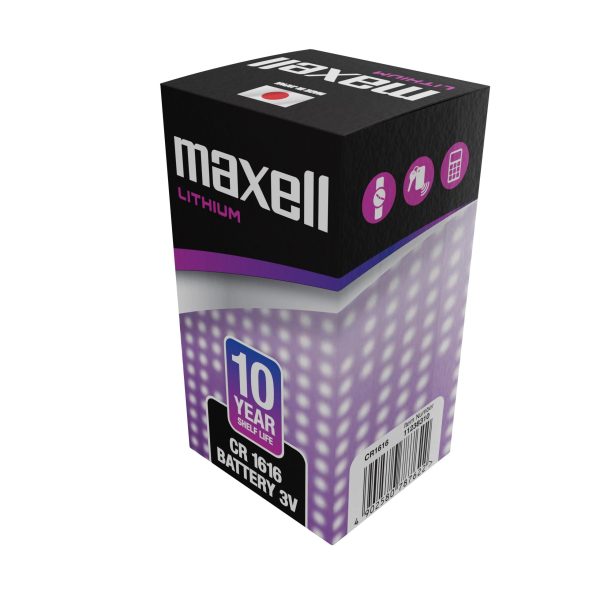 Бутонна литиева батерия MAXELL CR1616 3V 6