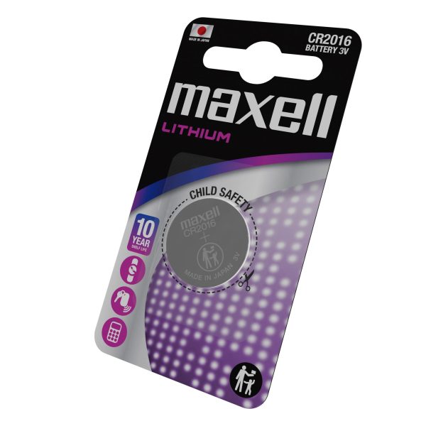Бутонна литиева батерия MAXELL CR2016 3V 3