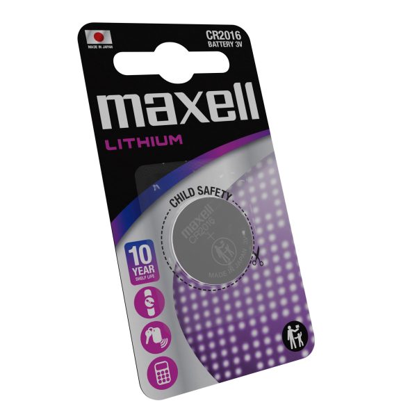 Бутонна литиева батерия MAXELL CR2016 3V 4