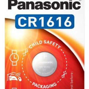 Бутонна литиева батерия PANASONIC CR-1616, 3V 1