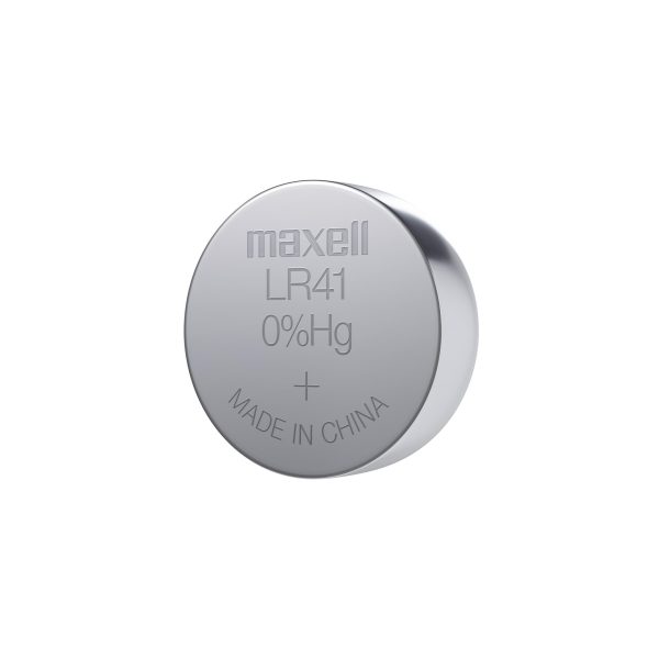 Бутонна микроалкална батерия LR41 /AG3/  10 бр./pack  цена за 1 бр.  MAXELL 2
