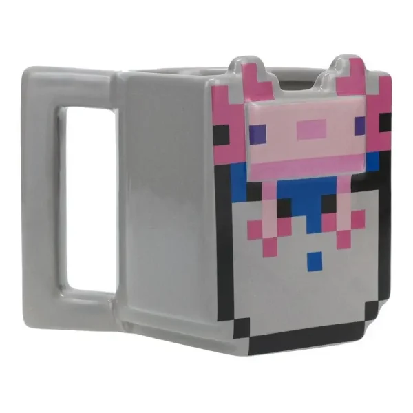 Чаша Paladone Minecraft - Bucket of Axolotl shaped Mug (400ml), PP11368MCF 1