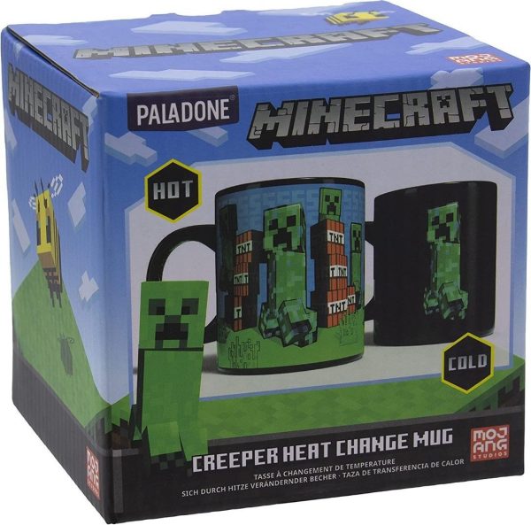 Чаша Paladone Minecraft Creeper Heat Change Mug 2