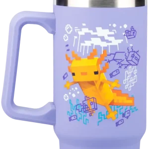 Чаша Paladone: Minecraft - Purple 900ml Multiway Travel Cup Straw,  PP14948MCF 1