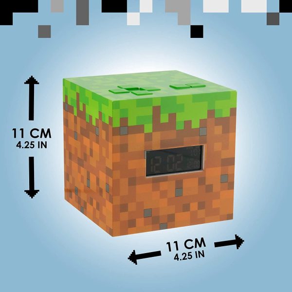 Часовник/будилник Paladone Minecraft Alarm Clock 2