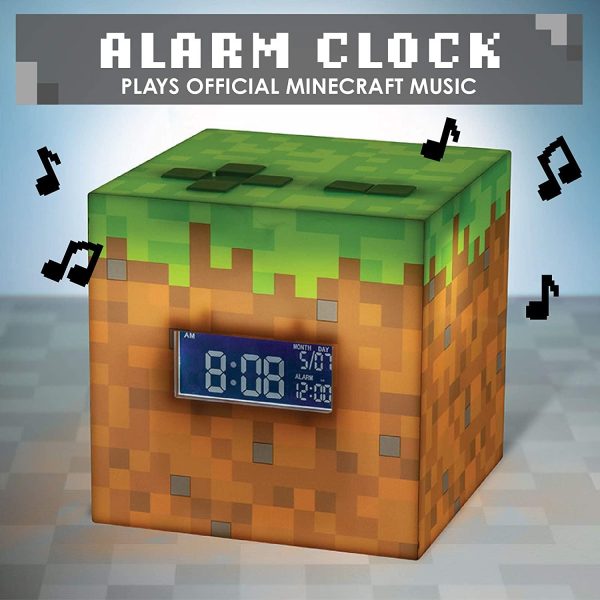 Часовник/будилник Paladone Minecraft Alarm Clock 3