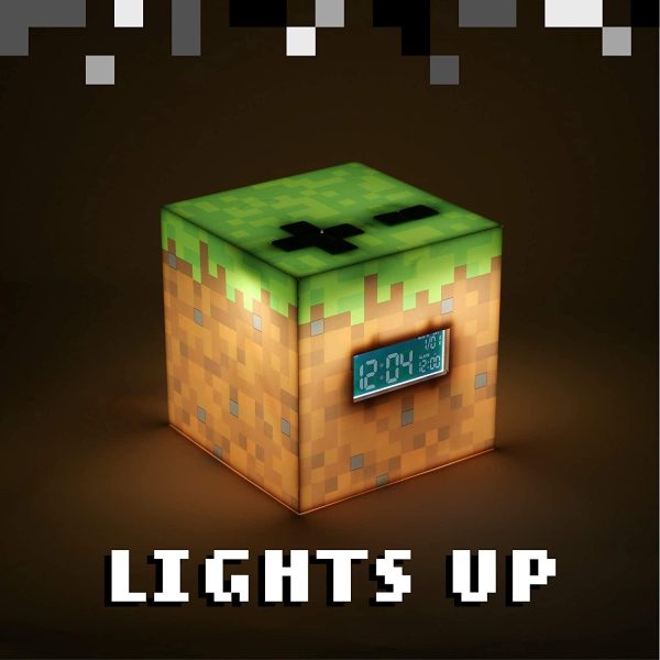 Часовник/будилник Paladone Minecraft Alarm Clock 4