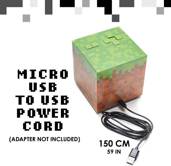 Часовник/будилник Paladone Minecraft Alarm Clock 5