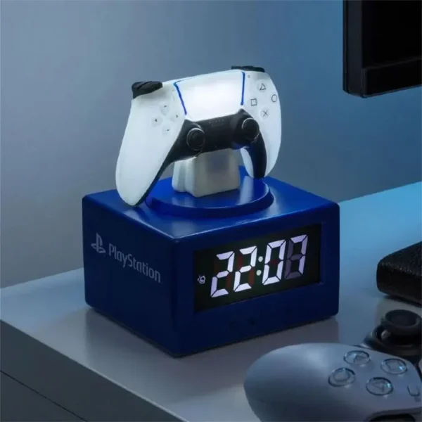 Часовник/будилник Paladone: Playstation Controller Icon Alarm Clock, PP13475PS 3