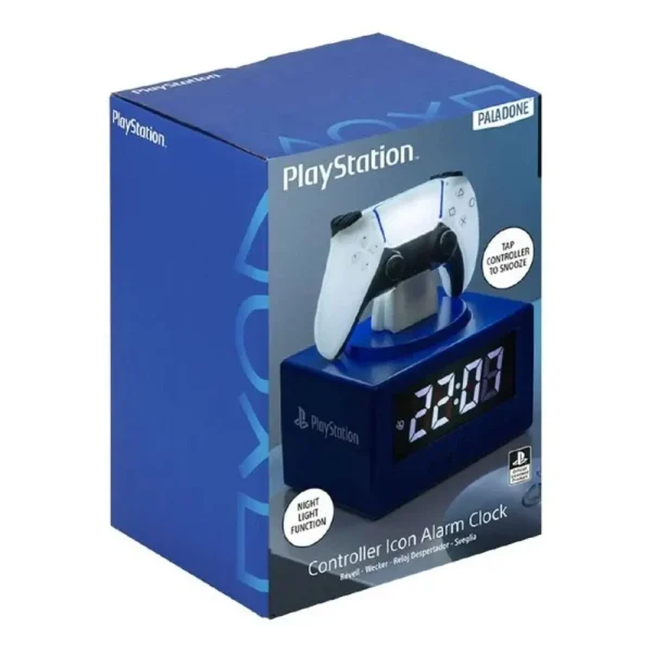 Часовник/будилник Paladone: Playstation Controller Icon Alarm Clock, PP13475PS 4