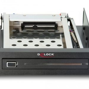 Чекмедже Delock 3.5″, За 1 x 2.5″ SATA HDD / SSD, Черен 1
