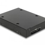 Чекмедже Delock 3.5″, За 1 x 2.5″ U.2 NVMe SSD или SATA / SAS HDD / SSD, Черен 1