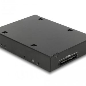 Чекмедже Delock 3.5″, За 1 x 2.5″ U.2 NVMe SSD или SATA / SAS HDD / SSD, Черен 1