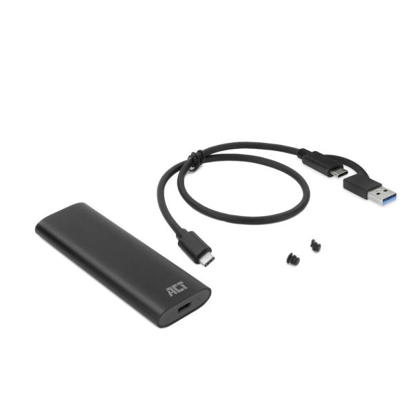 Чекмедже за диск ACT  AC1615, USB-C M.2 NVMe / PCIe SSD 3