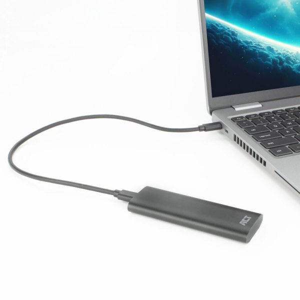 Чекмедже за диск ACT  AC1615, USB-C M.2 NVMe / PCIe SSD 6