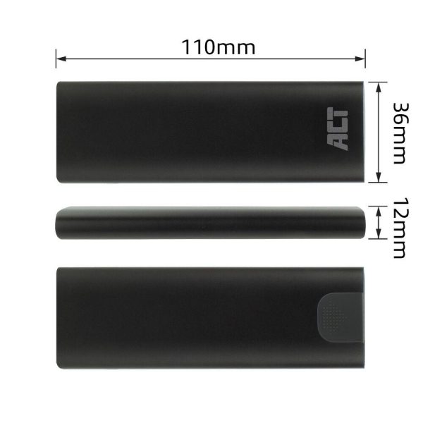 Чекмедже за диск ACT  AC1615, USB-C M.2 NVMe / PCIe SSD 7