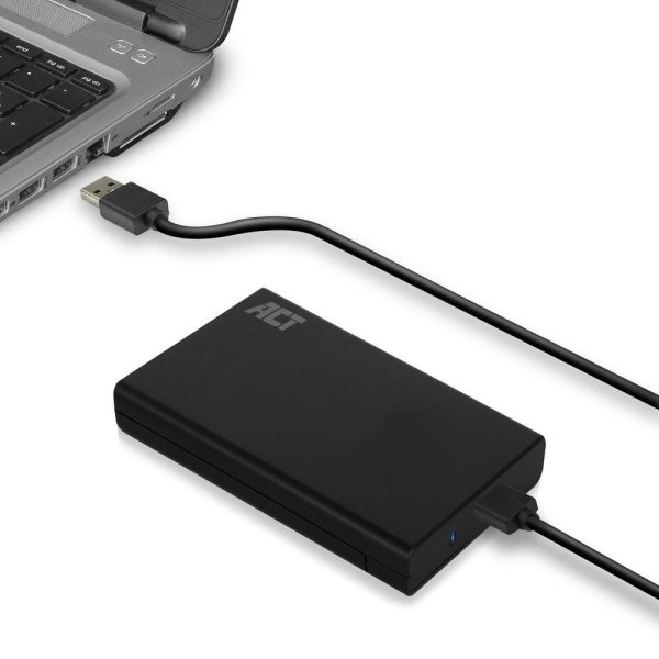 Чекмедже за твърд диск ACT AC1215, 2.5", USB 3.0, Черен 3