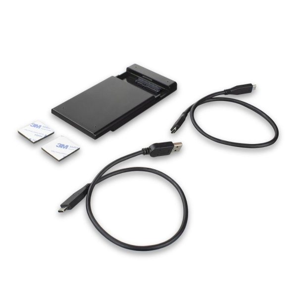 Чекмедже за твърд диск ACT AC1225, SATA, 2.5", USB-C 3.2 Gen2, Черен 3