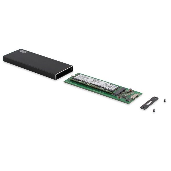 Чекмедже за твърд диск ACT AC1600, M.2 SSD, USB 3.2 Gen1, Черен 3