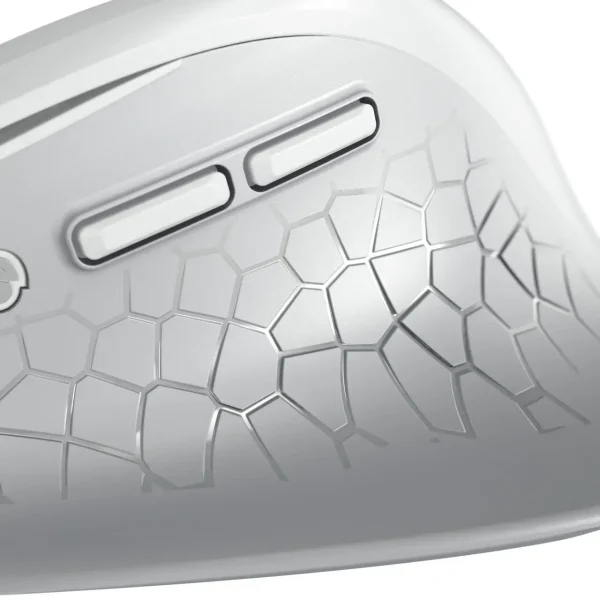 CHERRY Stream ергономична безшумна мишка Comfort, 6 бут, 4000dpi, бяла 2