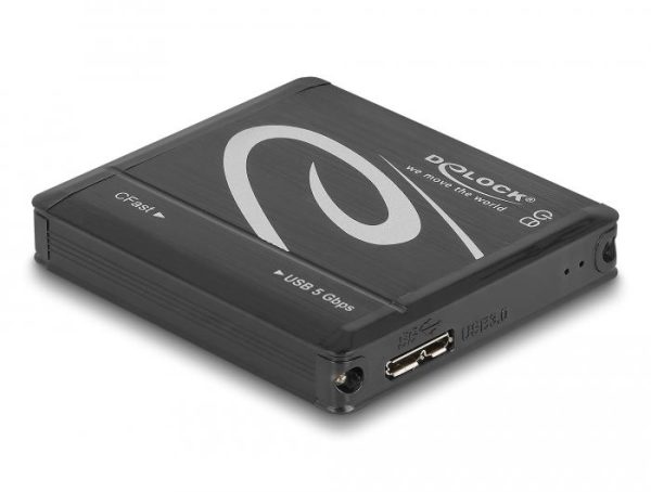 Четец за CFast карти DeLock, 5 Gbps, Черен 1