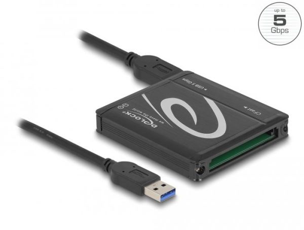 Четец за CFast карти DeLock, 5 Gbps, Черен 2