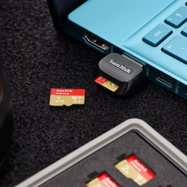 Четец за карти SanDisk Extreme PRO, USB-C,QuickFlow™ microSD™ UHS-I Card USB-A Reader 3