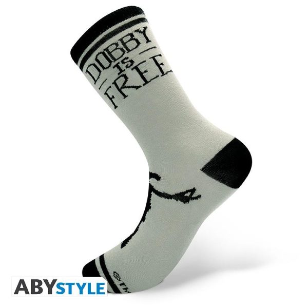 Чорапи ABYSTYLE HARRY POTTER Black & Grey Dobby 3