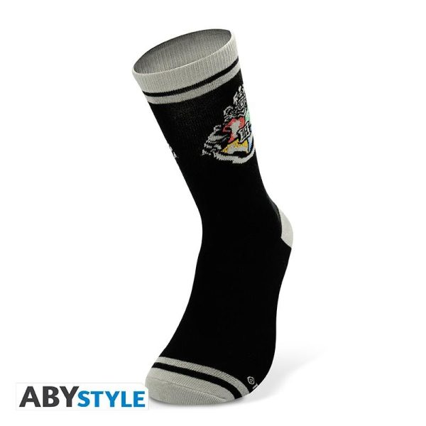 Чорапи ABYSTYLE HARRY POTTER Black & Grey Hogwarts 2
