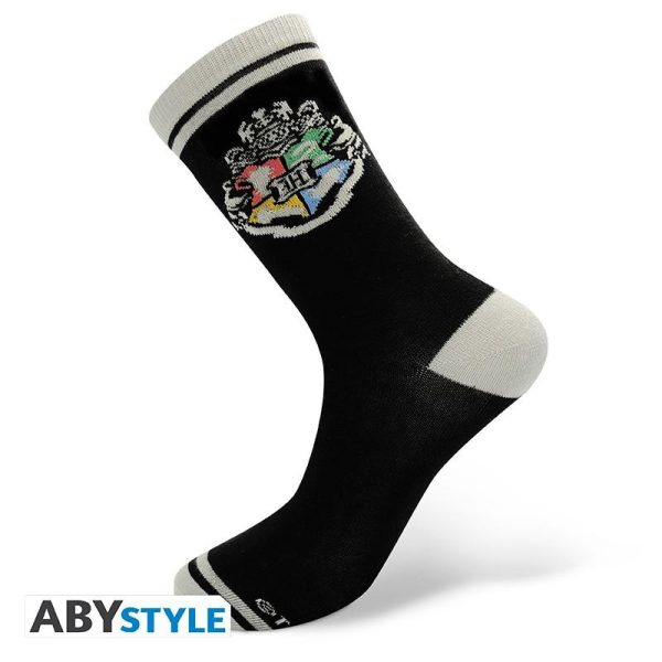 Чорапи ABYSTYLE HARRY POTTER Black & Grey Hogwarts 3