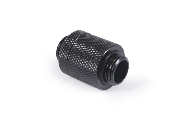 D-Plug Alphacool ES, 20mm, G1/4 AG auf G1/4 AG, Черен мат 2