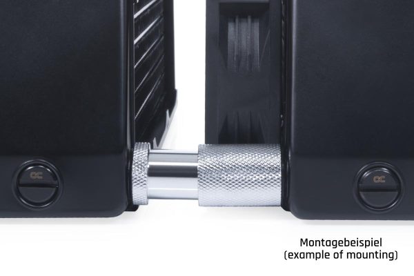 D-Plug Alphacool ES, 20mm, G1/4 AG auf G1/4 AG, Черен мат 4