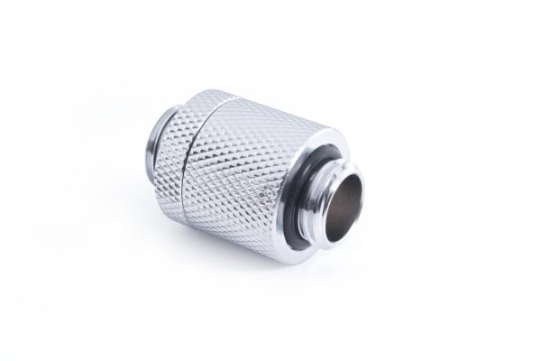D-Plug Alphacool ES, 20mm, G1/4 AG auf G1/4 AG, Сребрист 2