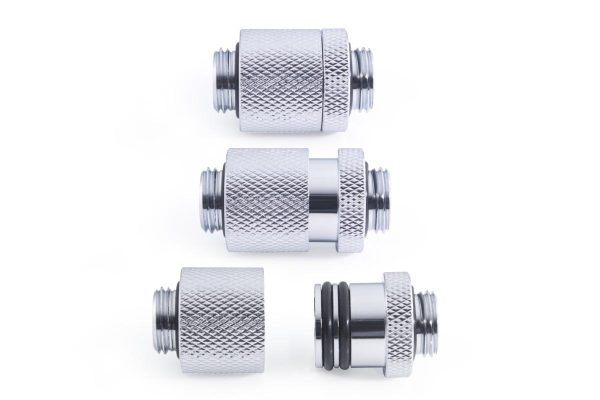 D-Plug Alphacool ES, 20mm, G1/4 AG auf G1/4 AG, Сребрист 3