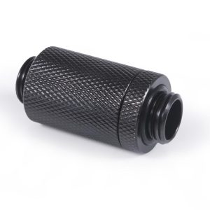 D-Plug Alphacool ES, 31.5mm, G1/4 AG auf G1/4 AG, Черен мат 1