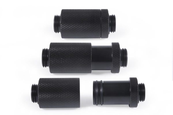 D-Plug Alphacool ES, 31.5mm, G1/4 AG auf G1/4 AG, Черен мат 3